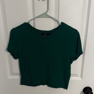 Forever 21 Green Crop Top